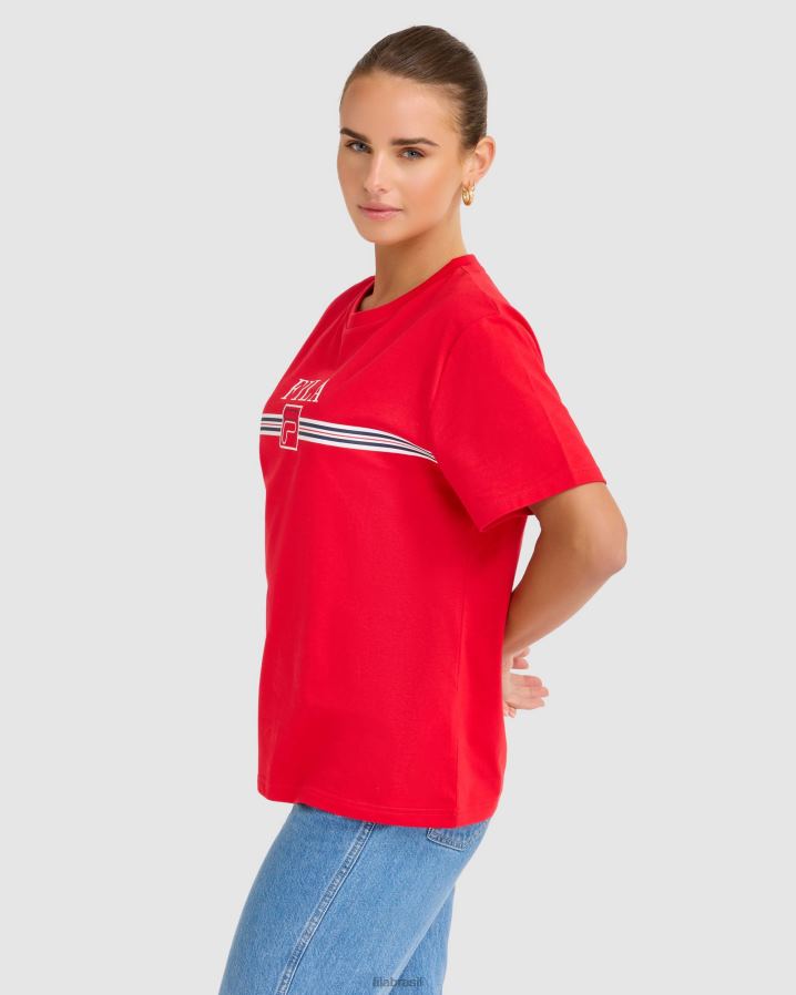 vermelho FILA camiseta fila cathy vermelha HXJFD2785