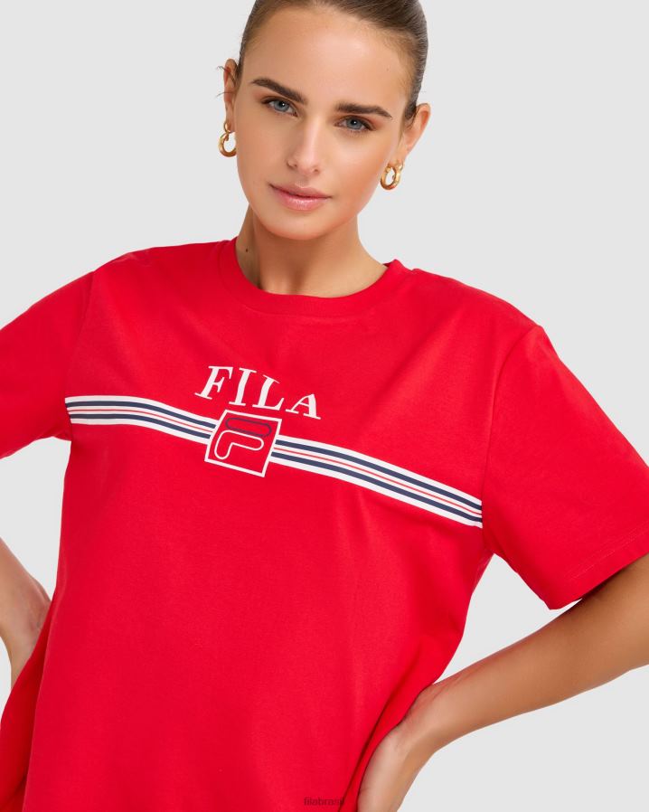 vermelho FILA camiseta fila cathy vermelha HXJFD2785