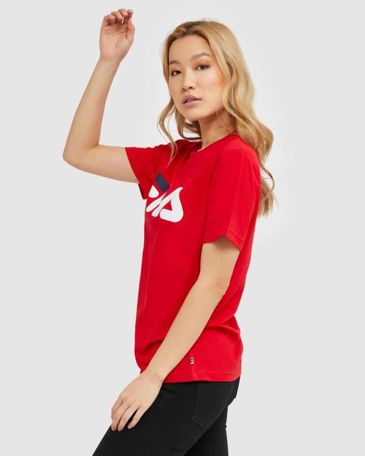 vermelho FILA camiseta fila vermelha clássica unissex HXJFD2440