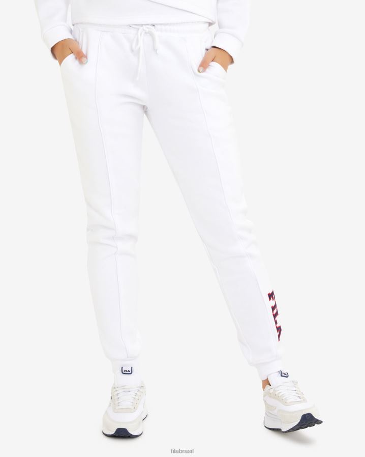 branco FILA calça feminina fila branca HXJFD2909