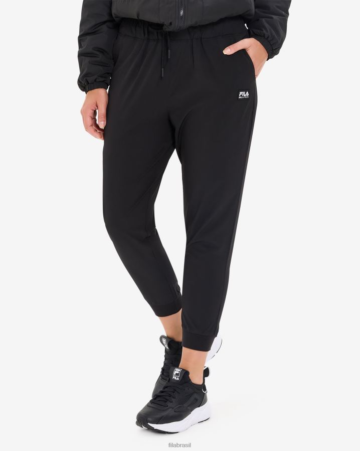 preto FILA calça feminina annabelle fila preta HXJFD2915