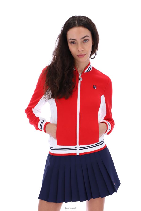 FILA jaqueta fila settanta 2 fashion francesa terry HXJFD3429