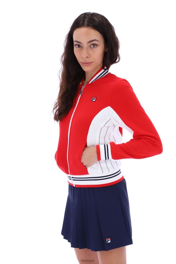 FILA jaqueta fila settanta 2 fashion francesa terry HXJFD3429