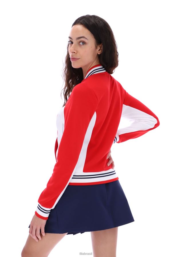 FILA jaqueta fila settanta 2 fashion francesa terry HXJFD3429