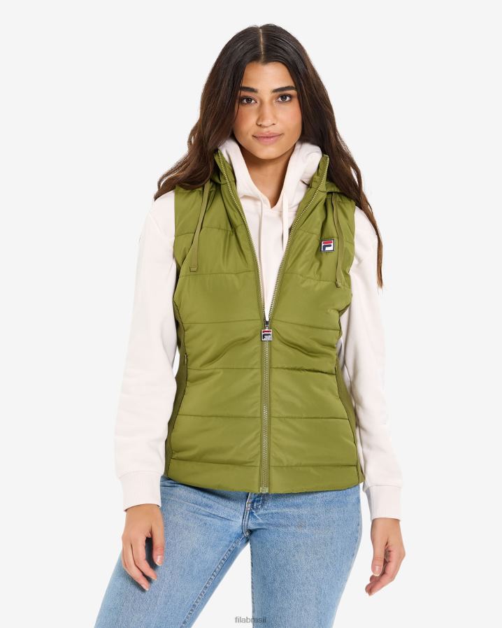 Oliva FILA colete feminino olive fila iranga puff HXJFD2973