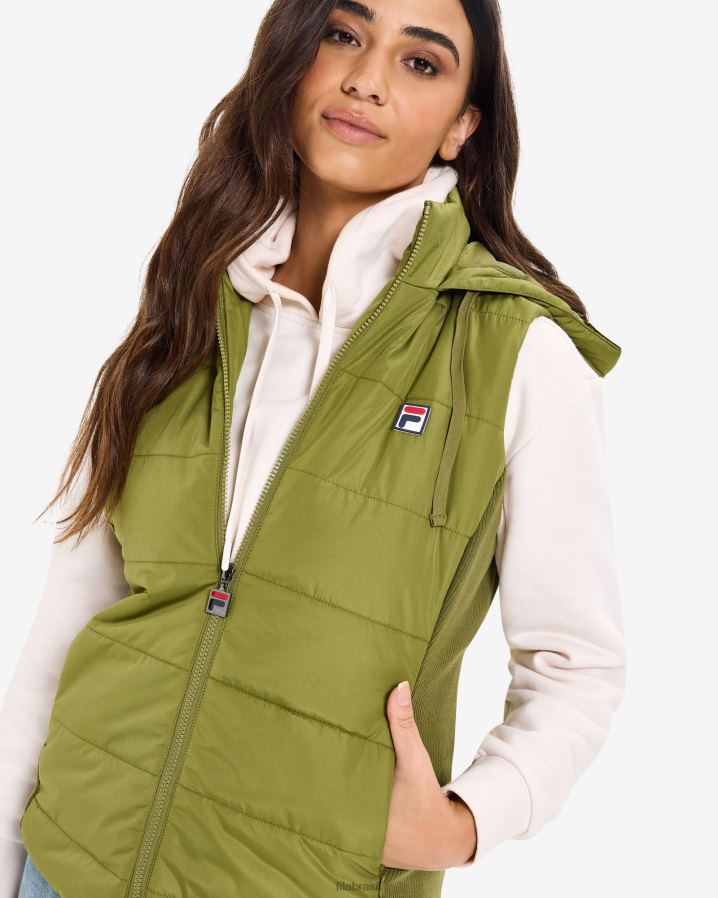 Oliva FILA colete feminino olive fila iranga puff HXJFD2973