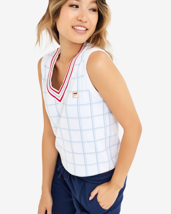 branco FILA casaco fila oakley feminino branco HXJFD2929