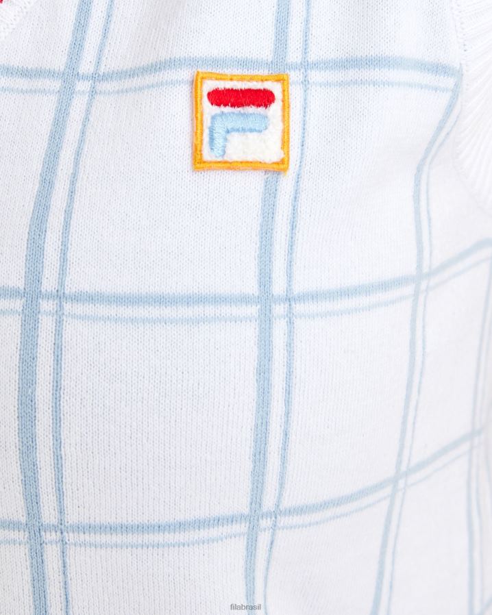 branco FILA casaco fila oakley feminino branco HXJFD2929