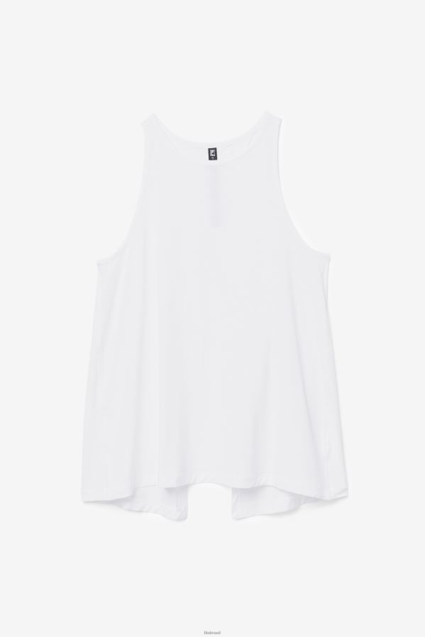 branco FILA fila fi-lux open back tank top branco HXJFD1861
