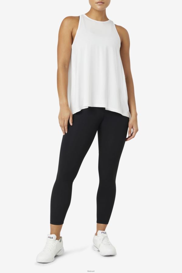 branco FILA fila fi-lux open back tank top branco HXJFD1861