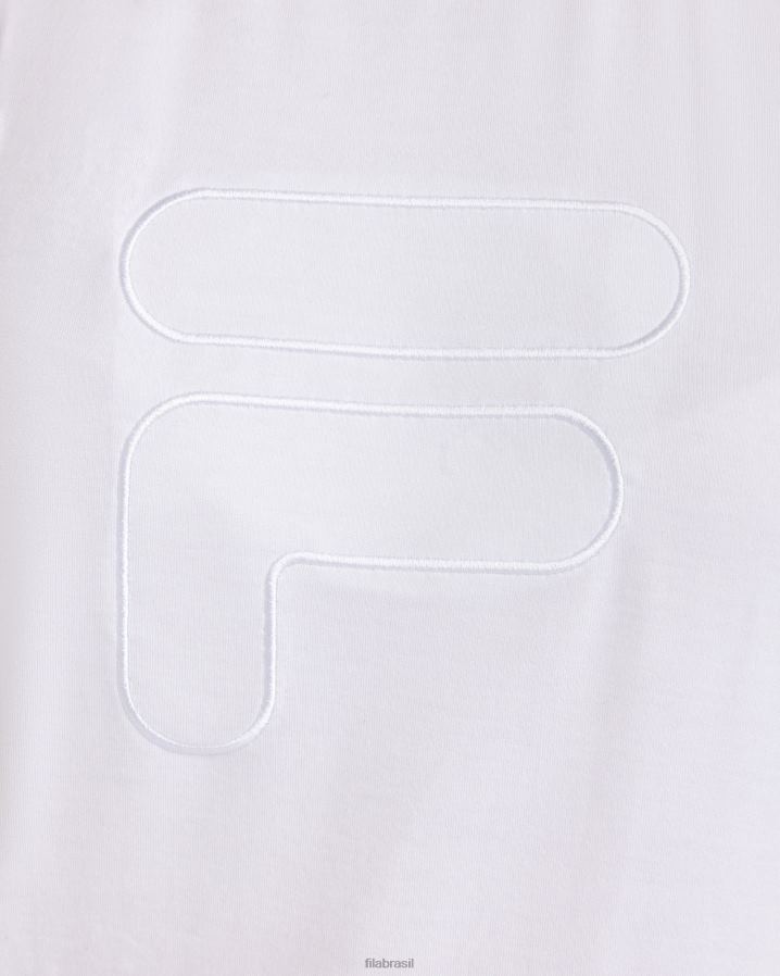 branco FILA regata fila spencer feminina branca HXJFD2811