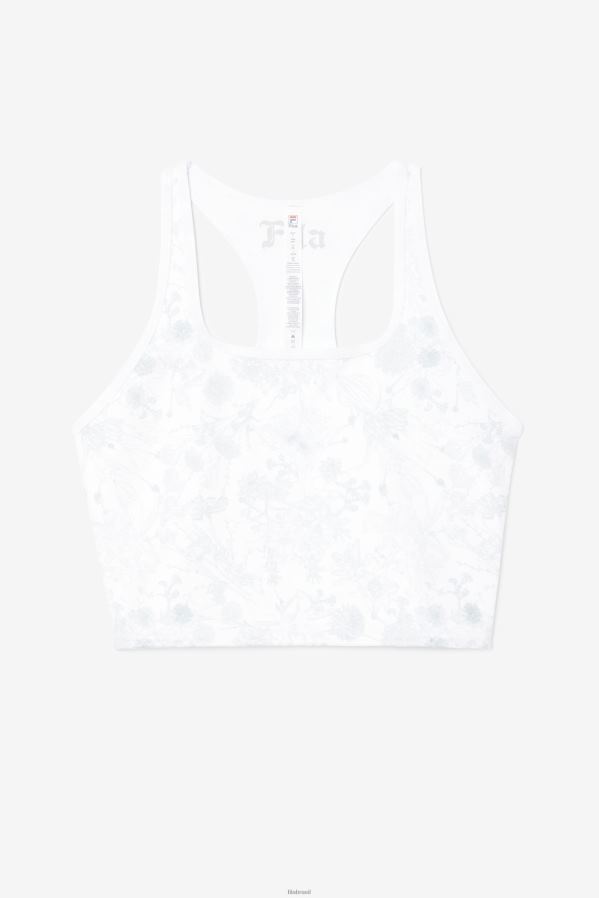 branco FILA zuri tanque crop reversível branco fila HXJFD1457