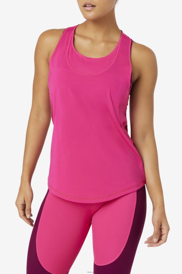 brtrosa FILA fila brtpink uplift regata racerback texturizada HXJFD1882