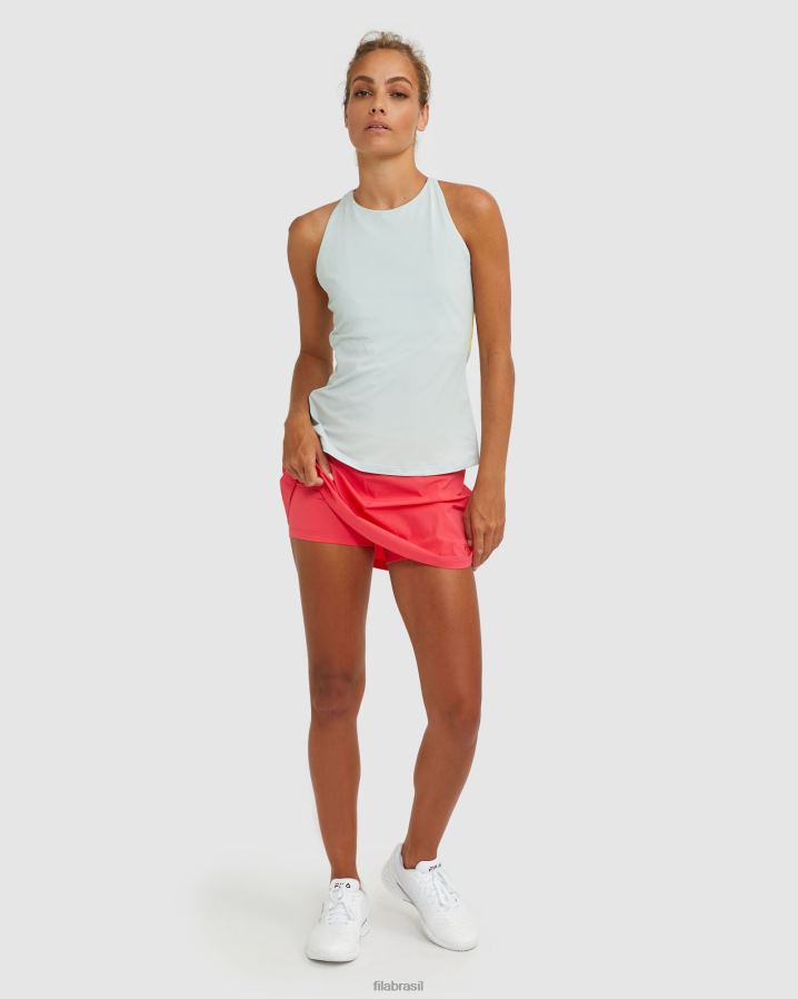 cinza/sol FILA fila regata com gola alta racerback fila cinza/sunshine HXJFD2918