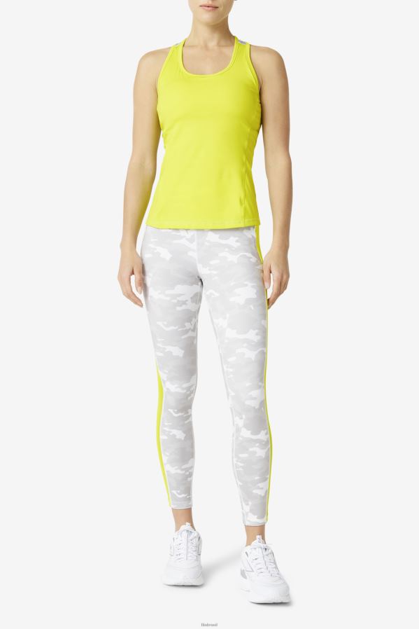 enxofre/branco/azaléia/marinho FILA enxofre/branco/azaléia/marinho fila uplift colorblock regata racerback HXJFD1869