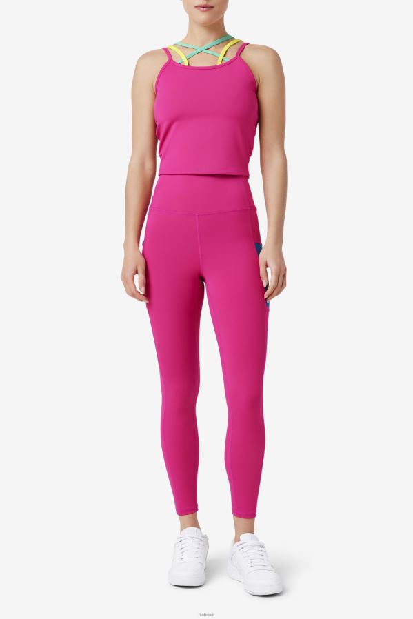 festival fúcsia FILA fila cecillia strappy tank festival fúcsia HXJFD1381