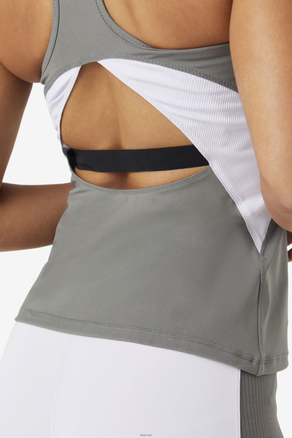 gárgula/azul lavanda FILA fila uplift open racerback regata gárgula/azul lavanda HXJFD1873