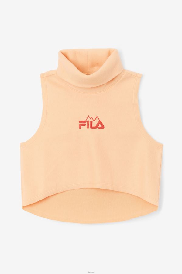 laranja/caiena FILA gola cropped eliana fila laranja/caiena HXJFD1415