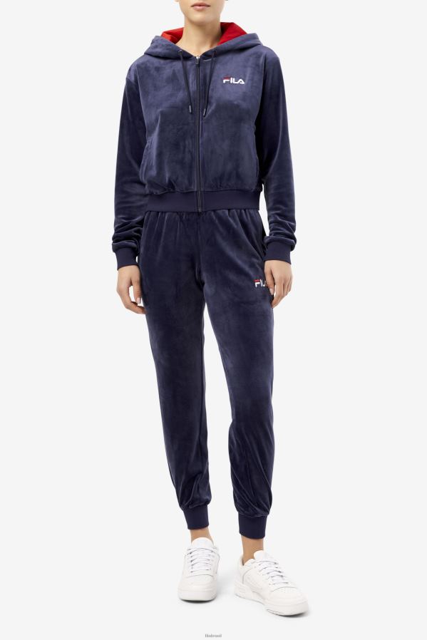 marinha FILA jaqueta zura veludo azul fila HXJFD1763