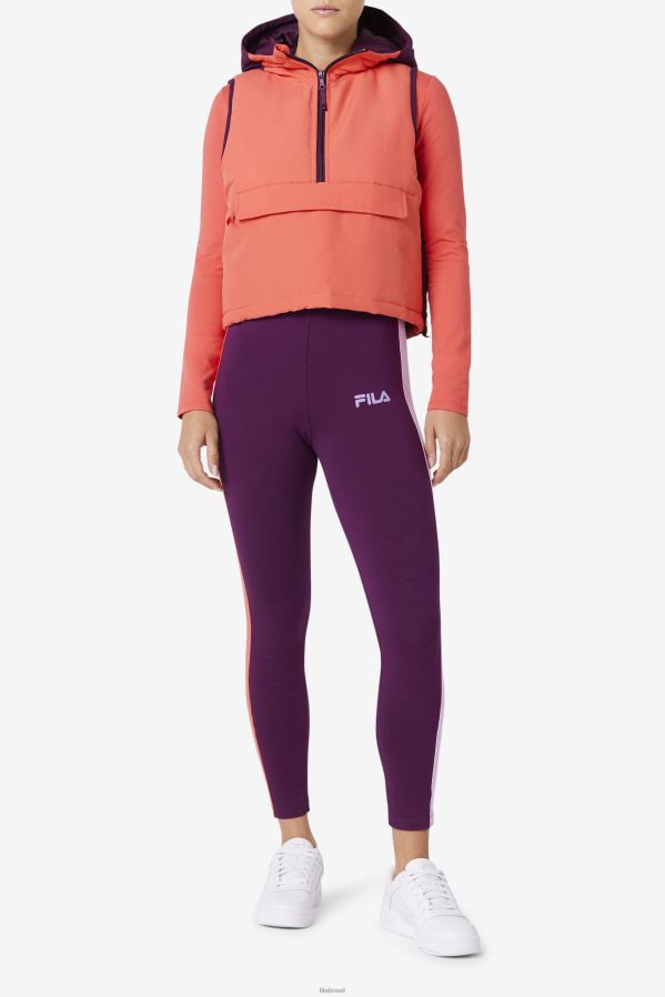 pimenta caiena/beterraba em conserva FILA nevaeh colete meio zíper fila cayenne/beterraba em conserva HXJFD1784