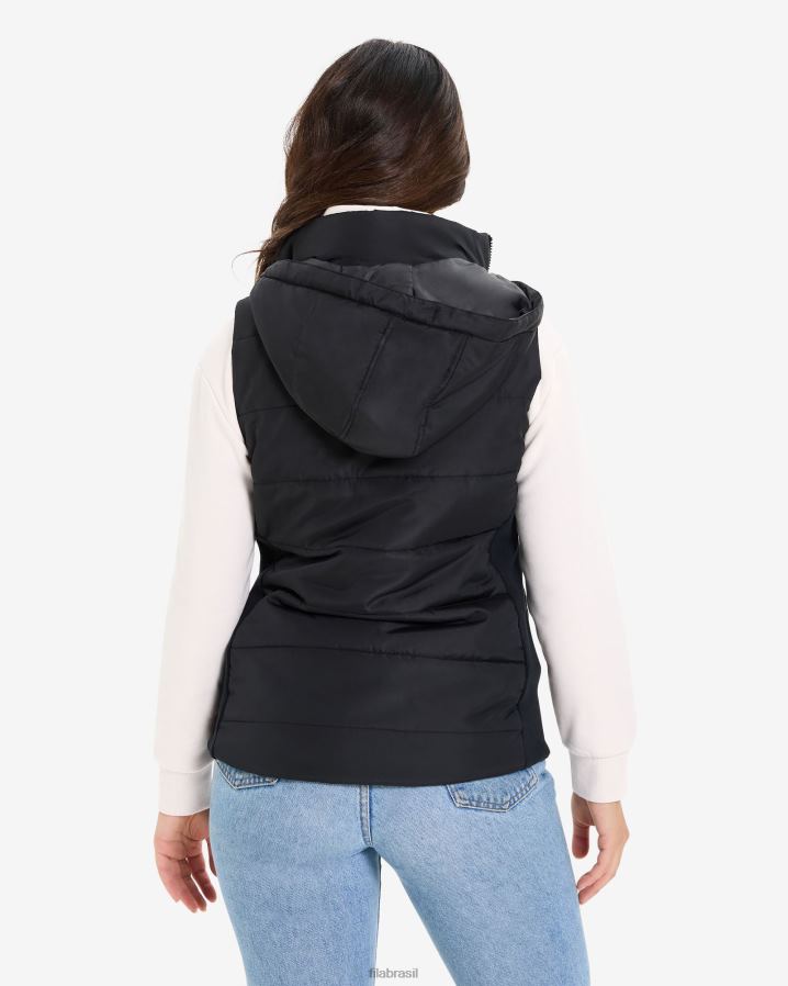 preto FILA colete fila iranga feminino preto HXJFD2974