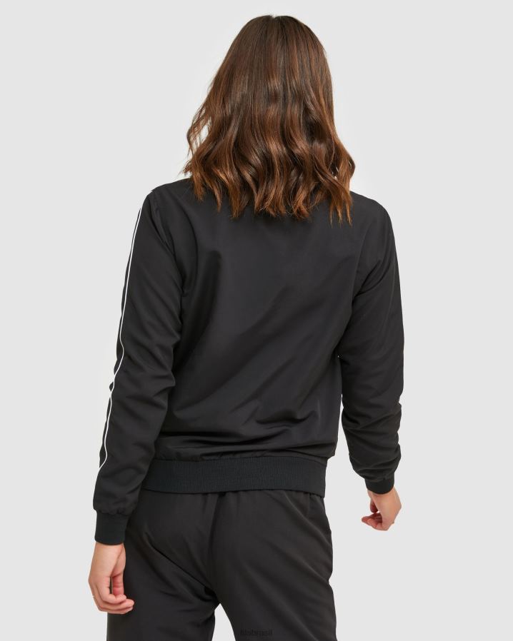 preto FILA jaqueta de microfibra fila classic feminina preta HXJFD2881