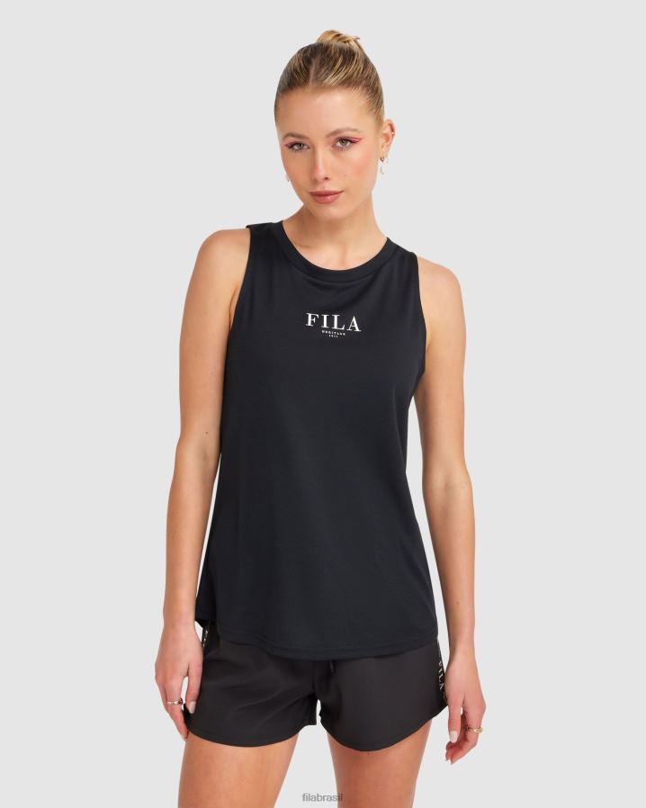 preto FILA regata elektra feminina fila preta HXJFD2864