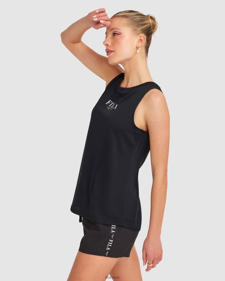 preto FILA regata elektra feminina fila preta HXJFD2864