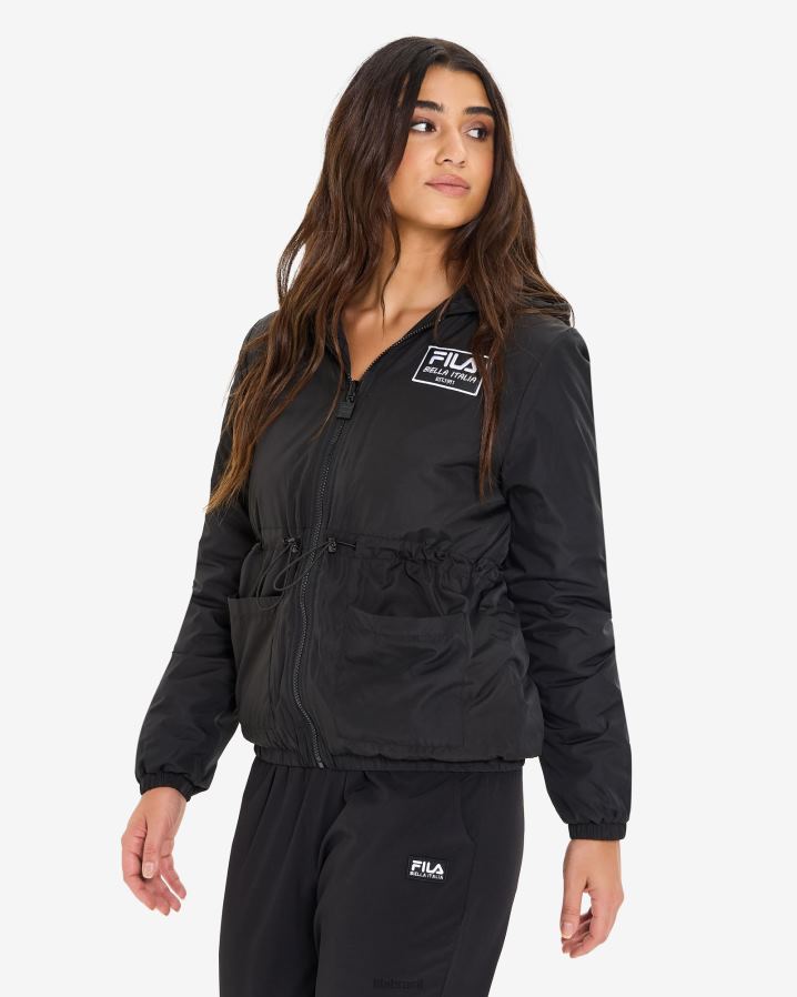 preto FILA tash feminino reversível jkt fila preto HXJFD2978