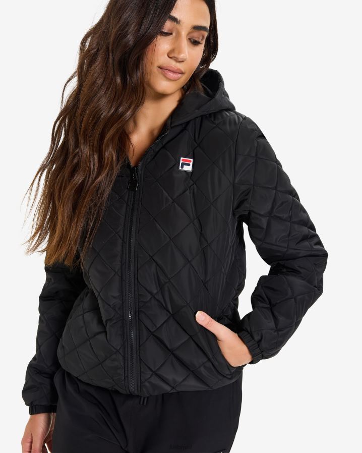 preto FILA tash feminino reversível jkt fila preto HXJFD2978