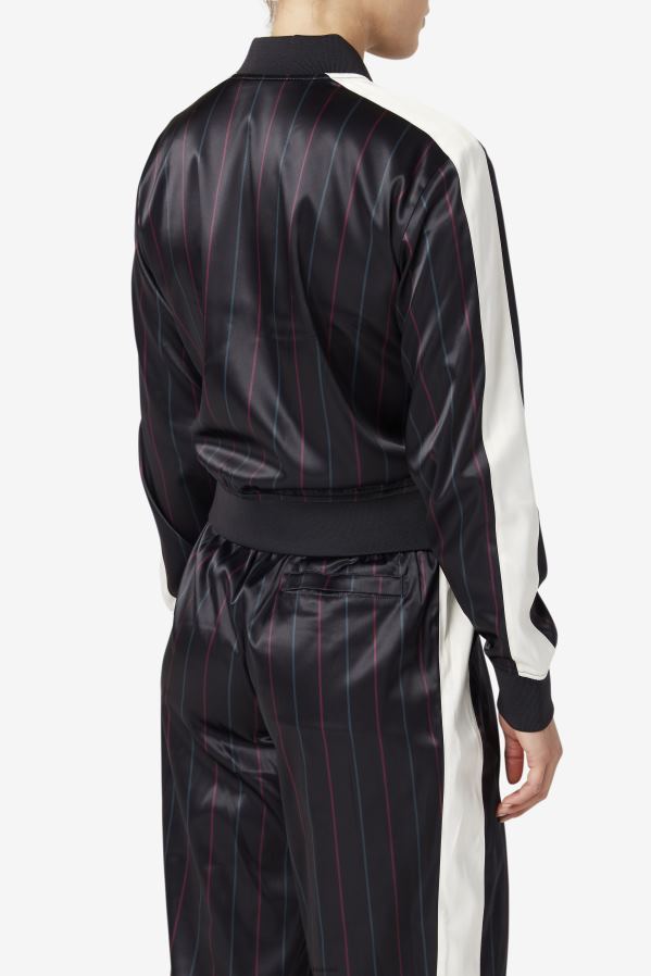 preto/tofu FILA jaqueta farah satin fila black/tofu HXJFD1778
