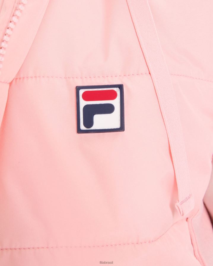 rosa pálido FILA colete iranga puff feminino fila rose pálido HXJFD2975
