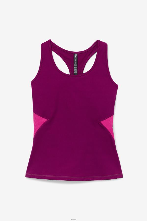 roxo magenta/rosa brilhante FILA regata fila uplift aberta racerback magenta roxo/rosa brilhante HXJFD1875