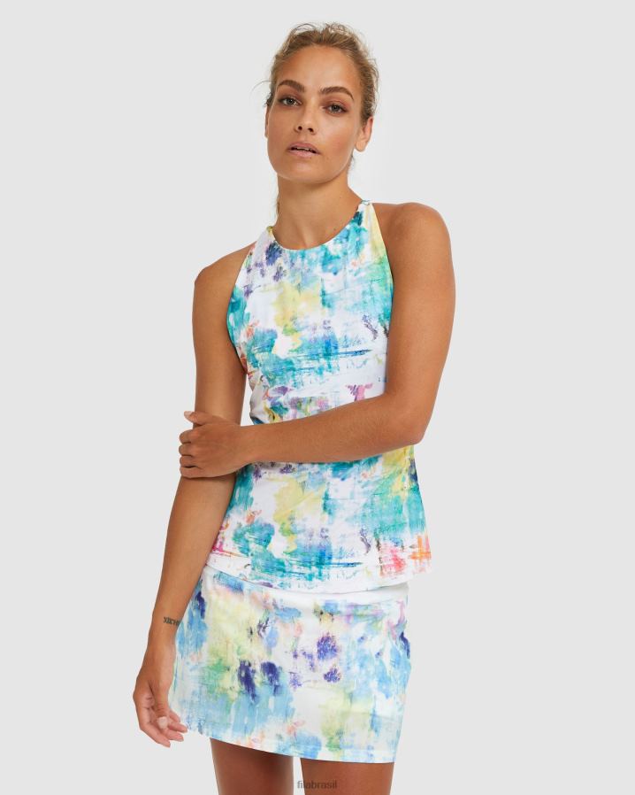 tie dye FILA fila regata tie dye fila racerback HXJFD2926