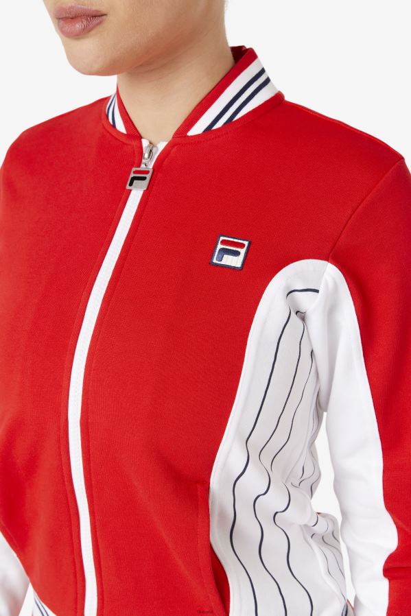 vermelho/branco/marinho FILA jaqueta fila settanta ii vermelho/branco/marinho HXJFD1780