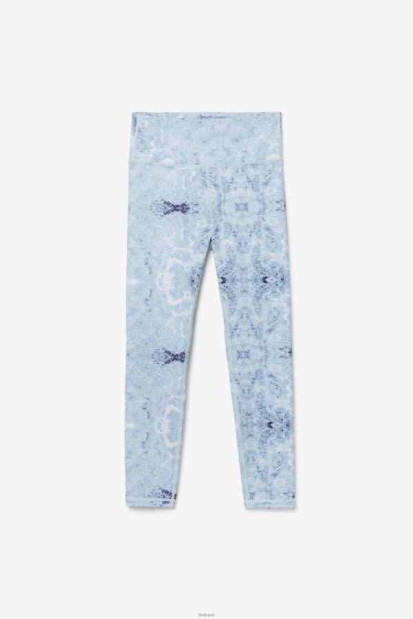 impressão de névoa azul FILA legging azul fog print forza elegante 7/8 fila HXJFD1974