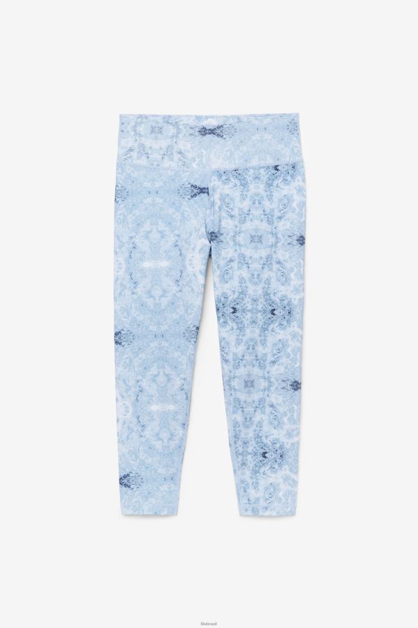 impressão de névoa azul FILA legging fila blue fog print forza elegante 7/8 HXJFD1984