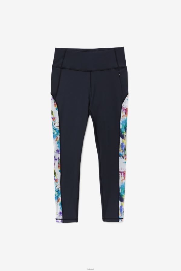 preto / tie-dye FILA legging fila forza contrast 7/8 preta/tie dye HXJFD1965