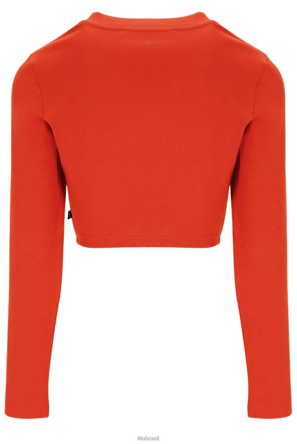 FILA cardigan feminino fila zara com costela grossa HXJFD3399