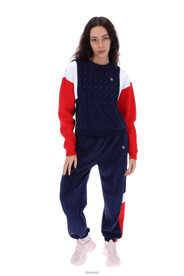 FILA moletom lucy veludo fila HXJFD3428