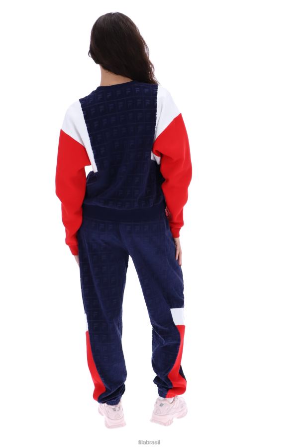 FILA moletom lucy veludo fila HXJFD3428