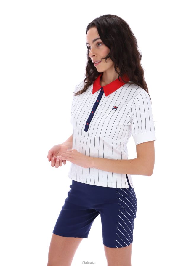 FILA polo feminina fila bb1 manga curta HXJFD3421