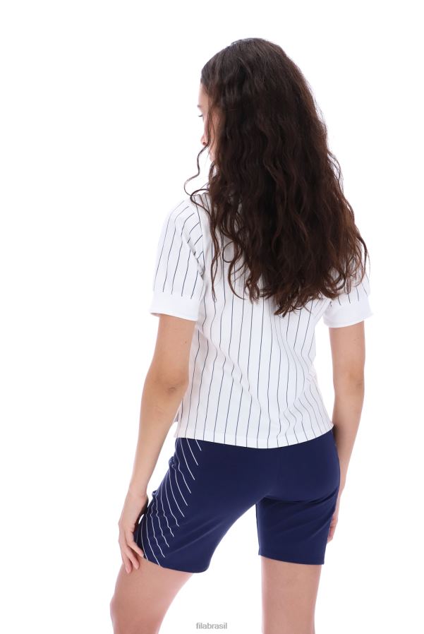 FILA polo feminina fila bb1 manga curta HXJFD3421