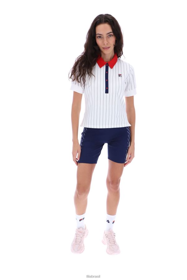FILA polo feminina fila bb1 manga curta HXJFD3421