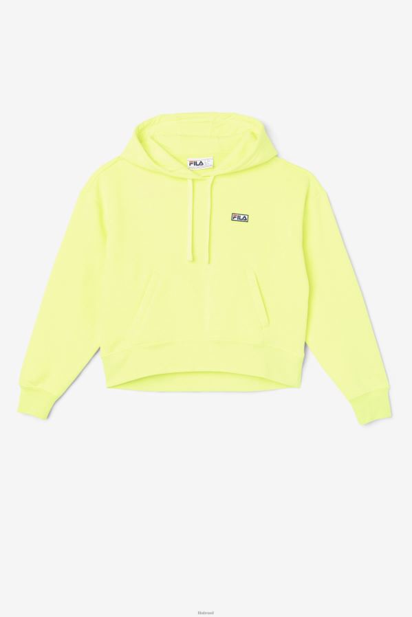amarelo FILA moletom com capuz fila amarelo HXJFD1496