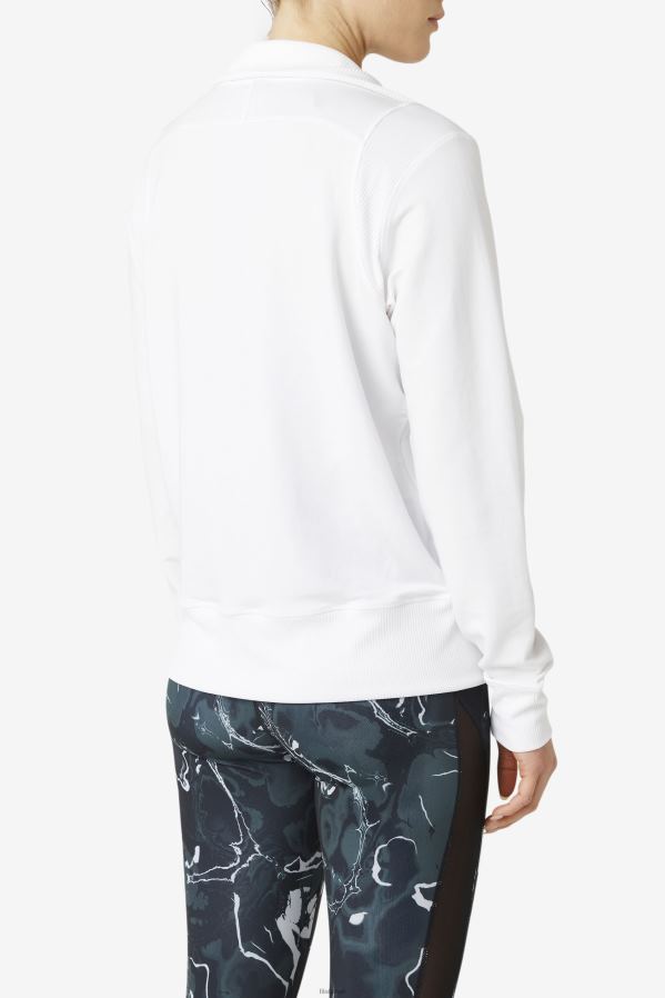 branco FILA fila branco fi-lux half zip HXJFD1894