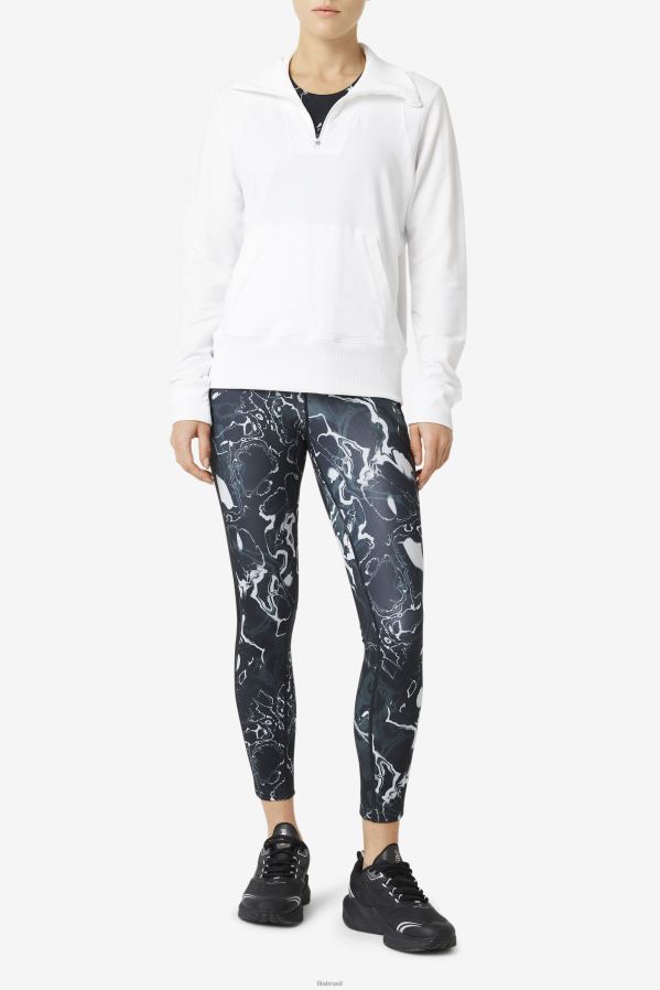 branco FILA fila branco fi-lux half zip HXJFD1894