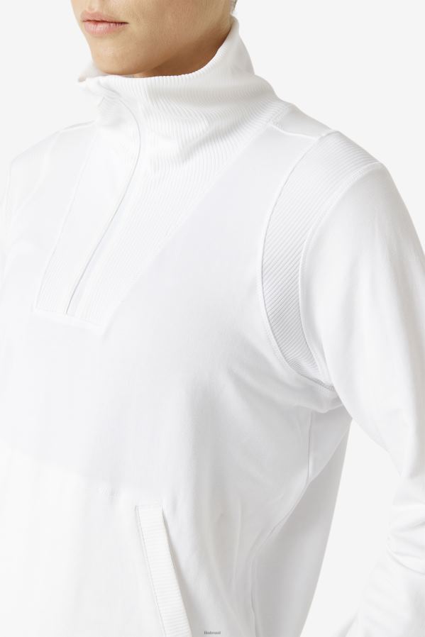 branco FILA fila branco fi-lux half zip HXJFD1894