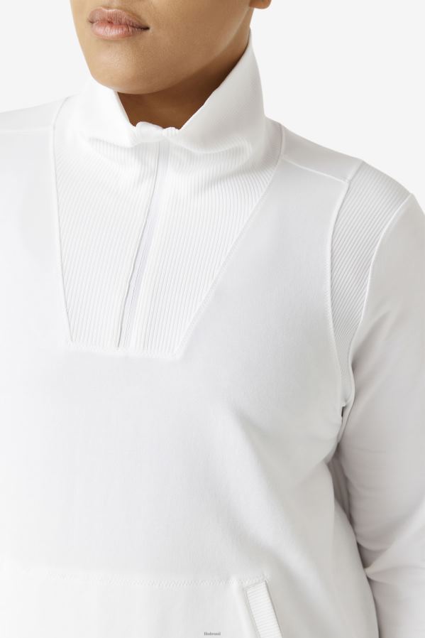 branco FILA fila fi-lux half zip branco HXJFD1927