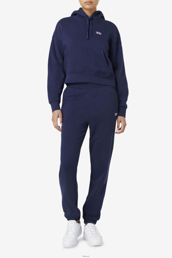 casaco de lã FILA moletom fila marina HXJFD1495